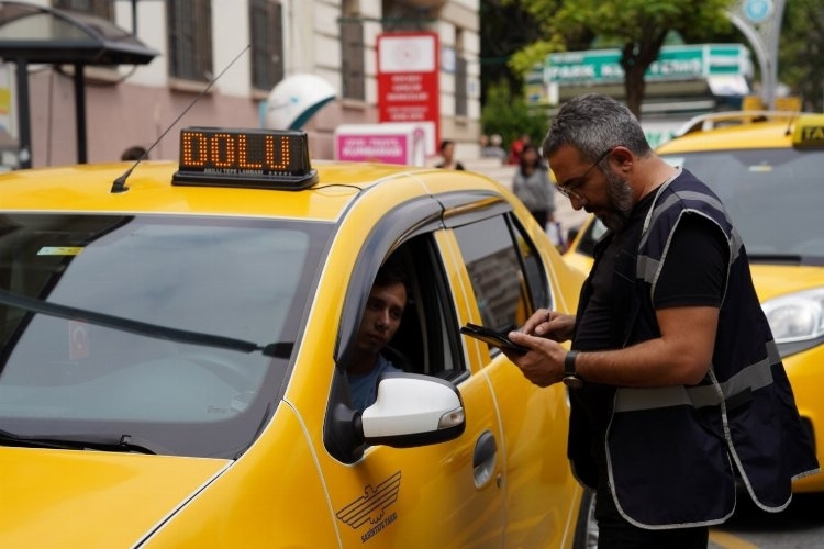 Kocaeli'de ticari taksilere yönelik denetim