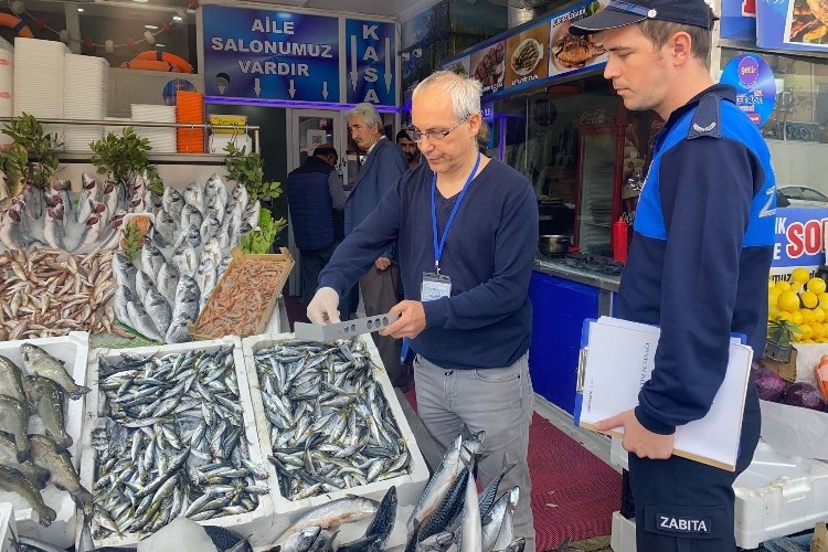 Gebze'de  Balıkçılara Denetim 