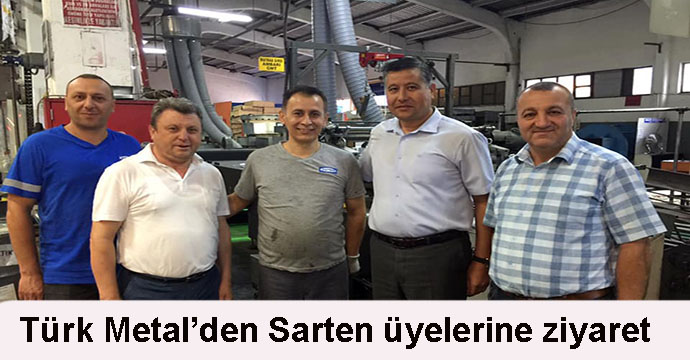 Türk Metalden Sarten üyelerine ziyaret