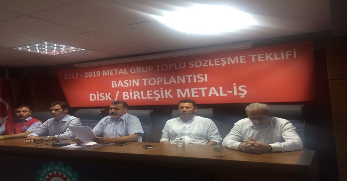Birleşik Metal-İş MESS sözleşme taslağını açıkladı