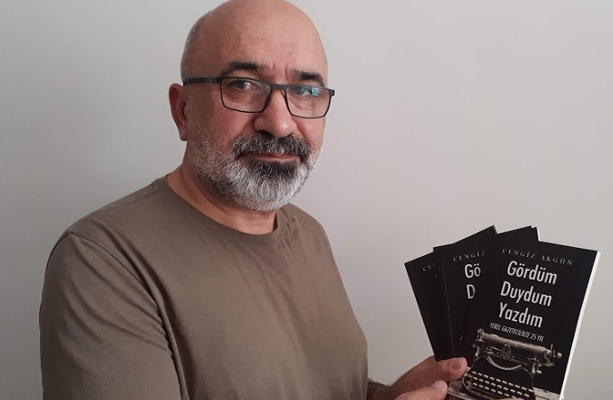 Gazeteci Cengiz Akgün'ün ilk kitabı yayınlandı