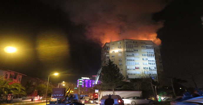 Bayramoğlu’nda korkutan yangın